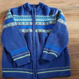 *BOGO* 100% cotton Boys Knit Zip Up Sweater